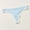 #080-Blue, variant on Warop Womens Lace Thong Panties, Seamless and Breathable Comfortable Underwear for Daily Wear