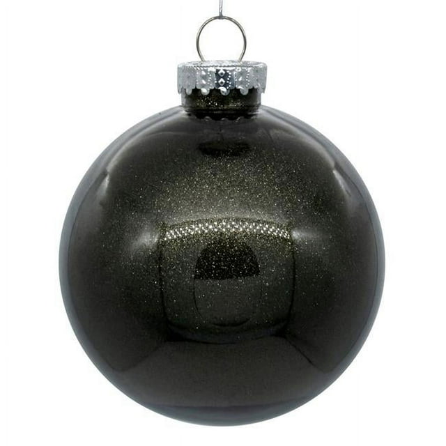 Vickerman N211584 6 Po. Balle Transparente Pailletée Gunmetal - 4 par Sac