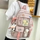 thumbnail image 5 of Mochila Portátil de Moda Macarena Gran Capacidad Escolar Ligera rosado lindas mochilas, 5 of 8