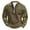 Camouflage, variant on Men's Fall Winter Polo Half Zip Sweatshirt, Round Neck Printed Camouflage Pullover for Casual Wear, Street Style and Daily Comfort,Camouflage,L