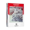 thumbnail image 5 of SUSSEXHOME Blush in Gray Cotton Duvet Cover Set Gray, King Size Duvet Cover, 1 Duvet Cover, 1 Fitted Sheet and 2 Pillowcases, Iron Safe, Hypoallergenic, Breathable , Machine Washable, 5 of 5