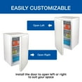 thumbnail image 6 of Koolatron 3.1 cu ft Upright Freezer, 88L Mini Freezer, White, Manual Defrost, Compact Design, 6 of 7