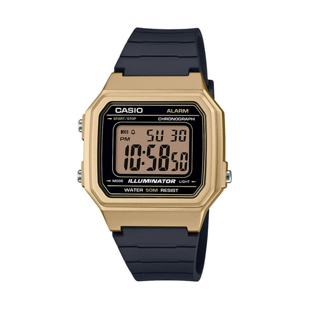 Casio Men's Classic Watch, Gold/Black W217HM-9AV - Walmart.com