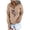 L1-Khaki1818, variant on Halloween Womens Button Henley Drawstring Hoodies Bat Colony Print Long Sleeve Gothic Trendy Hooded Jacket with Kangaroo Pocket