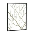 thumbnail image 2 of Arbolia Gold Metal Tree Branch Rectangular Framed Wall Art, 2 of 4