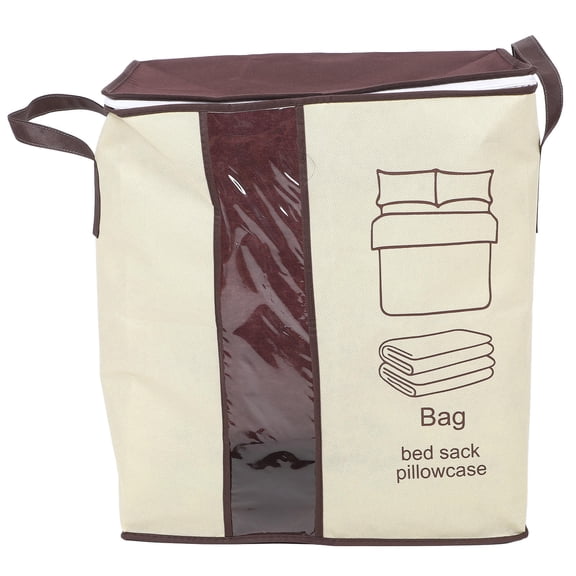 OULII Large Non-Woven Fabric Space Saver Storage Bag for Quilts and Linen