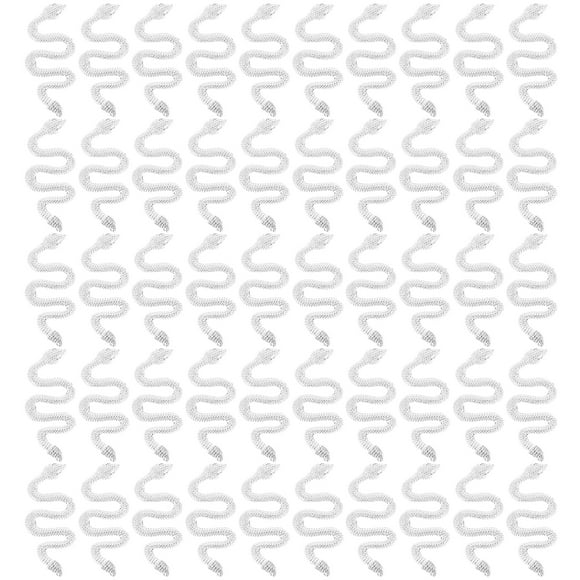 BRIGHTFUFU 50pcs Snake Nail Charms 3D Snake Nail Charms Decoración Retro Snake Nail Charms