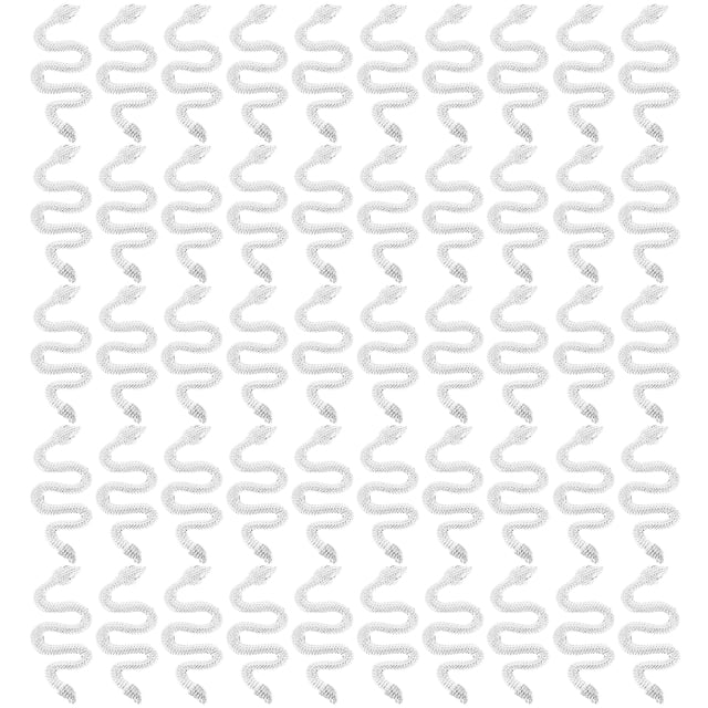 50pcs Snake Nail Charms 3D Snake Nail Charms Decoración Retro Snake Nail Charms