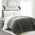 thumbnail image 2 of Farmhouse Color Block Ultra Soft Faux Fur All Season Kids Comforter Dusty Rose 2Pc Set Twin, 2 of 11
