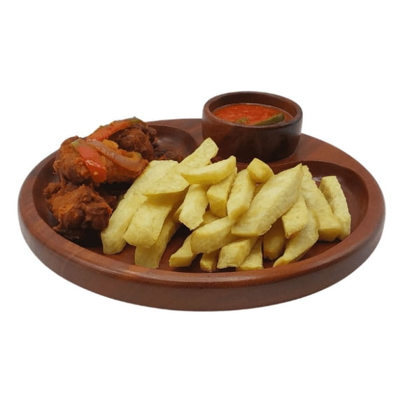 Plate With Sauce Bowl (3 Sets)
