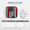 thumbnail image 3 of Disketp 2 Piece Firefighters Usa Flag Pattern Windshield Sunshades,Folding Windshield Sun Shade For Car Suv Trucks Sedan,Blocks Uv Rays Sun Visor Protector-Medium, 3 of 7