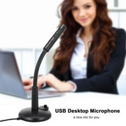 USB Computer Microphone – Plug and Play Cardioid Mic for Skype, Zoom, Online Chat, and Recording
