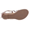 thumbnail image 6 of Blowfish Malibu Kids Bungalow-K Silver/Rose Gold Fashion Straps Open Toe Sandals (Silver/Rose Gold/Gold Dyecut Pu, 3), 6 of 6