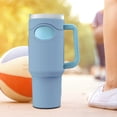 thumbnail image 4 of HomeLife 40Oz Tumbler Silicone Cover Noise Reducing Scratch Resistant Food Grade BPA-Free Travel Water Bottle Protector Sleeve Cup Accessories, 4 of 12