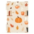 thumbnail image 7 of FORMRS 1-Subject Spiral Notebook 8" x 5" College Ruled 60 Refillable Sheet A5 Hard Cover, 2 Pack, Beige Fall Acorns Pattern, 7 of 7