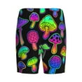 thumbnail image 5 of Fotbe Bright Mushrooms Pajama Shorts for Men, Men's Pajama Bottoms, Sleepwear,Short Pajama Pants-Small, 5 of 9