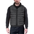 thumbnail image 1 of Hawke & Co. Chaleco acolchado plegable para hombre, negro, pequeño, 1 of 1