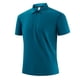 thumbnail image 2 of pstuiky camisetas de hombre, Jersey informal de cuello redondo para hombre con estampado a cuadros, manga corta y top/camiseta de cuello redondo y manga corta. ropa de hombre m, 2 of 4