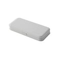 thumbnail image 2 of Blasgw Multifunctional Pencil Case - Plastic Frosted Stationery Storage Box for Students PP Material, 21x10x3 cm Gray, 2 of 4