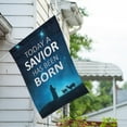 thumbnail image 2 of America Forever Shepherd Nativity Christmas House Flag, 28 x 40 inch Double Sided, Today Savior Born Star Bethlehem Winter Religious Holiday Outdoor Yard Decoration Banner, 2 of 4