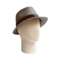 thumbnail image 5 of ziyahi Linen Mannequin Head Wig Displaying Stand for Headphone Display Short, 5 of 5