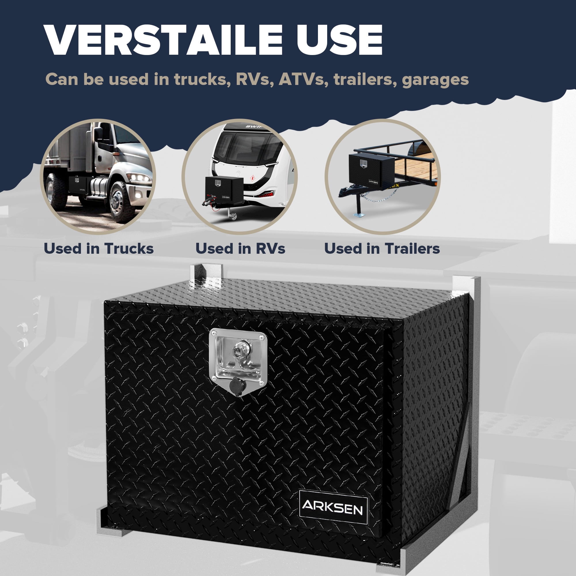 Amazon.com: ARKSEN 18 Inch Heavy Duty Aluminum Diamond Plate