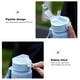 thumbnail image 2 of 700 Ml Botella Capybara Con Paja () Azul, 2 of 9