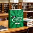 thumbnail image 5 of 10 Pack Graduation Kraft Paper Bags, White Gift Tote Pouches, Multipurpose Shopping Sack, Lightweight Packaging Bag for Birthday Party and Jewelry Storage, 5 of 5