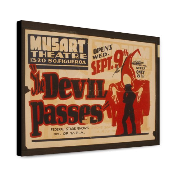 Canvas Print: The Devil Passes, 1936