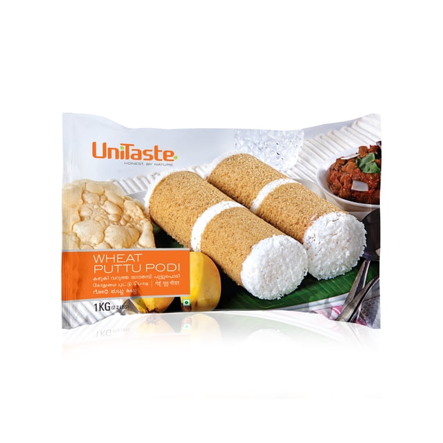 Unitaste Wheat Puttu Powder – 1kg Traditional Kerala Breakfast | 100% Wheat | Soft & Fluffy Puttu | No Added Preservatives
