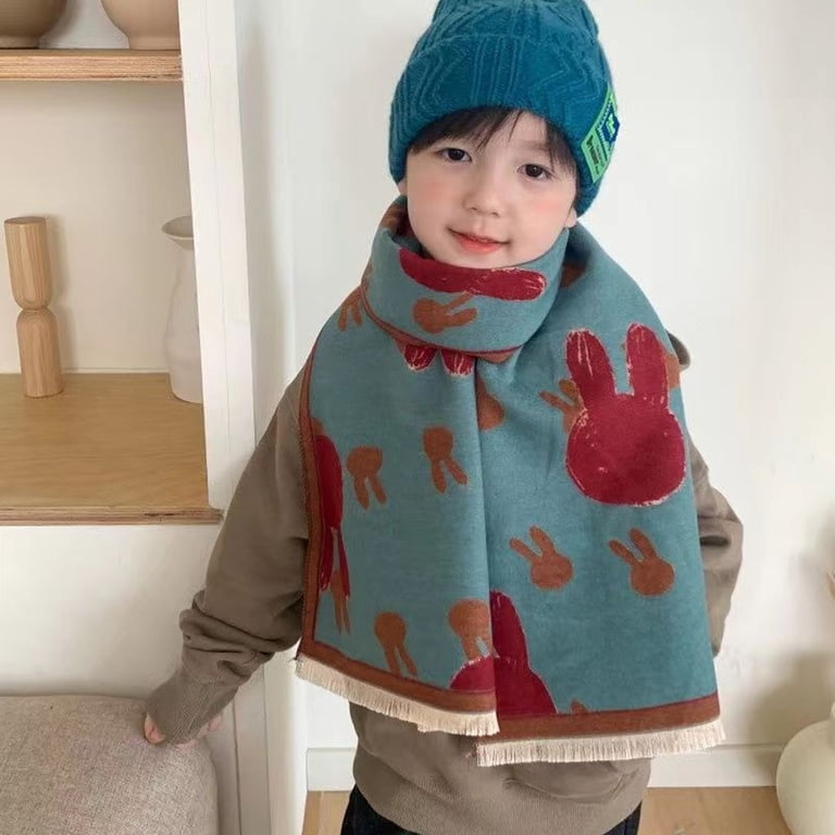 Sciarpa Invernale Per Bambini - Maglia Spessa, 132 Cm, Unisex