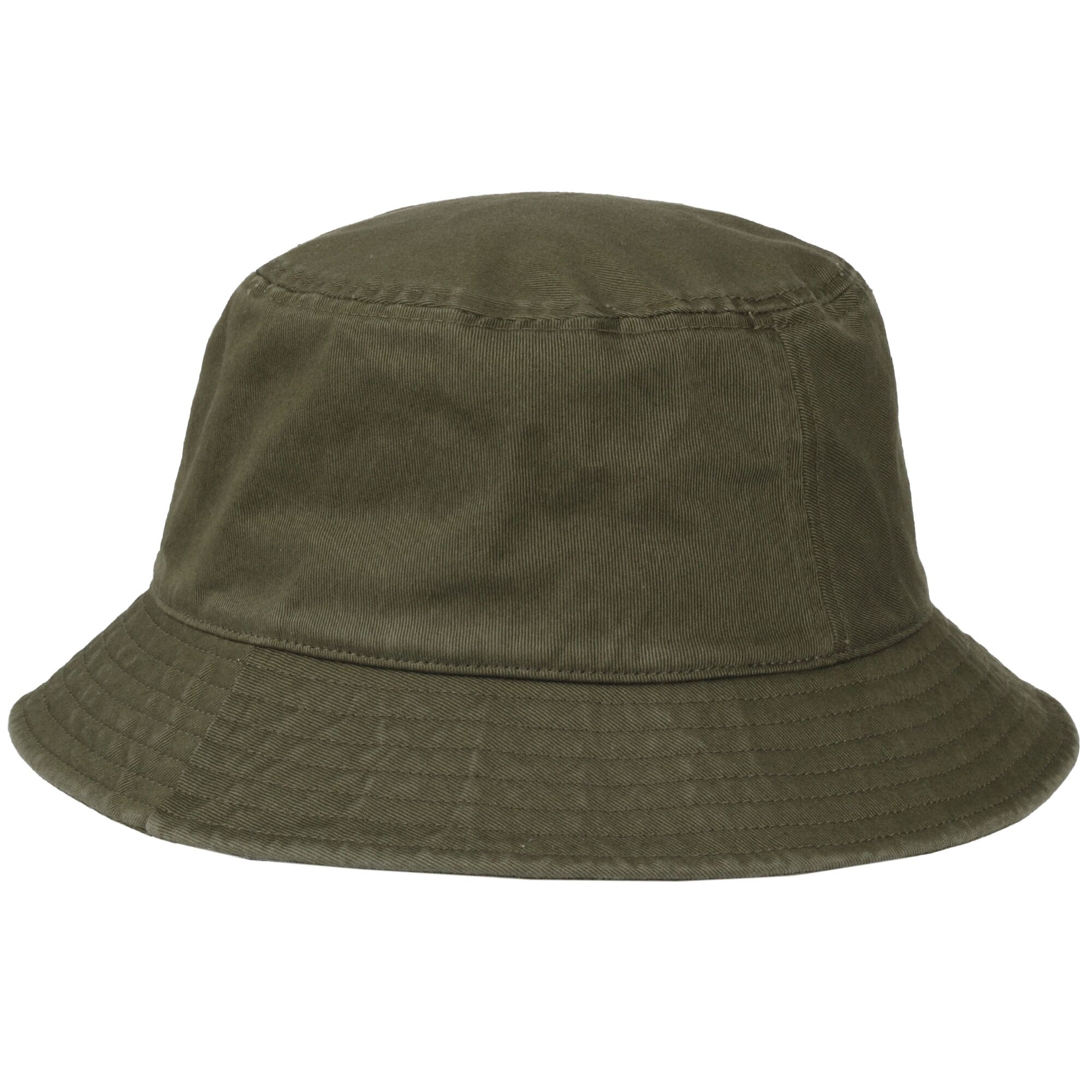 Outdoor Cap Bucket Hat – Unstructured Washed Cotton Sun Hat, One Size Fits Most, Olive Green