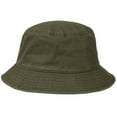 thumbnail image 5 of Outdoor Cap Bucket Hat – Unstructured Washed Cotton Sun Hat, One Size Fits Most, Olive Green, 5 of 9