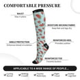thumbnail image 2 of Sikiie Watermelon 1 Pairs Compression Socks for Men and Women 15-20 mmHg Running Support Socks, 2 of 7