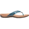 thumbnail image 2 of Women's Vionic Lucia Thong Sandal Aqua Snake Skin Synthetic 9.5 M, 2 of 4