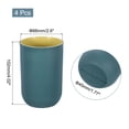 thumbnail image 2 of Uxcell 4Pack Drinking Cups, Unbreakable Bathroom Cup Toothbrush Holder, Dark Blue, 2 of 6