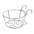 thumbnail image 1 of justharion Hanging Plant Shelf Balcony Flower Pot Stand Stainless Steel Support Tray for Railing Outdoor Fence, 1 of 7