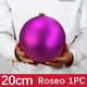 thumbnail image 1 of Adornos navideños, adornos para árbol de Navidad, regalos de Navidad, adorno mate irrompible, tapa perforada de plástico con adornos florales para decorar el árbol, bola festiva., 1 of 6