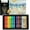 12 Metallic Colors, variant on Oil Pastels Set of 12 PCS, 6 White and 6 Black, Crayons for Art Painting, Drawing, Blending (10 x 70 mm)