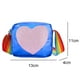 thumbnail image 2 of Bolso bandolera infantil con lazo arcoíris para niña, 2 of 5