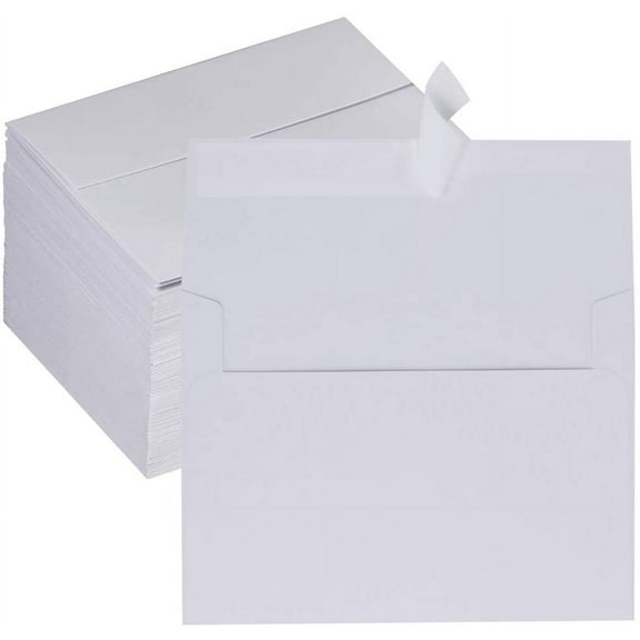 150 Pcs Bulk A2 Invitation Envelopes in White Peel & Press Self Seal 4 3/8 x 5 3/4 Envelopes RSVP Return Envelopes 95lbs. Paper Stock for Wedding Party Invitations Announcement Greeting Cards