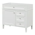 thumbnail image 2 of Eowynic 36'' Bathroom Vanity without Sink, Modern Bathroom Storage Cabinet with 3 Drawers, White, 2 of 7
