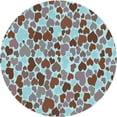 thumbnail image 1 of Ahgly Company Indoor Square Patterned SkyBlue Area Rugs, 3' Square, 1 of 6
