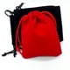 thumbnail image 3 of 50 bolsas de felpa roja de 7 cm con cordón para guardar joyas, bolsas de lujo con cordón para regalo de boda, accesorios para regalo., 3 of 5