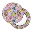 thumbnail image 2 of Disketp Cute Donuts Funda Redonda para Taburete, Funda de Cojín para Silla de Bar Suave y Elástica-14 inch, 2 of 7