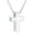 02. Silver, variant on Cross Necklace for Women, Dainty 14K Gold Plated Crucifix Pendant Necklace Hypoallergenic Baptism Religious Faith Jewelry Gifts for Her