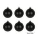 thumbnail image 3 of pstuiky Bolas navideñas negras, 6 unidades, adornos decorativos para árbol de Navidad, corona navideña, 3 of 5