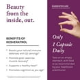 thumbnail image 4 of Reserveage Beauty, Resveratrol 500 mg with Pterostilbene, Antioxidant Supplement for Immune Support & Heart Health, Supports Healthy Aging, Paleo, Keto, 60 Capsules (60 Servings), 4 of 7