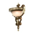 thumbnail image 2 of Livex Lighting Seville Wall Sconce in Palacial Bronze with Gilded Accents, 2 of 12