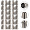thumbnail image 4 of FRCOLOR 30Pcs End Caps for Rope Bell Shape Zinc Alloy for Clothing and Sportswear, 4 of 8
